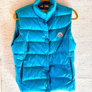Moncler Blue Puffer Vest